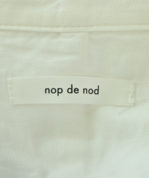 nop de nod（ノップドゥノッド）ブラウス 白 サイズ:M レディース/2200727944047