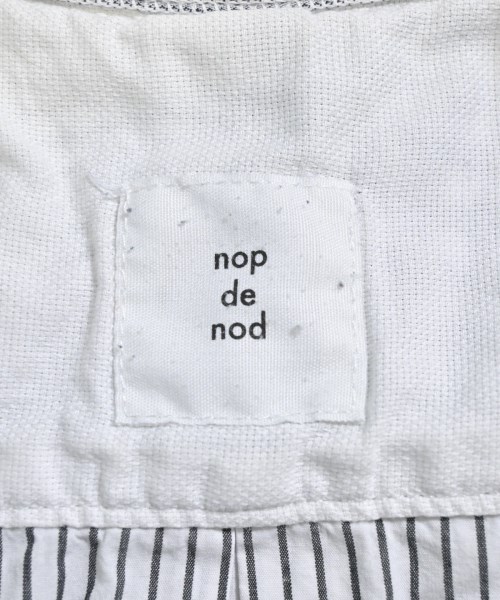 nop de nod（ノップドゥノッド）カジュアルシャツ 白 サイズ:M レディース/2200687344031