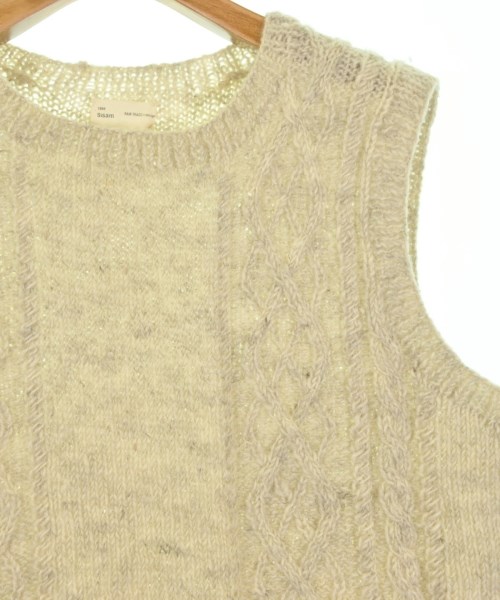sisam（シサム）ベスト 白 サイズ:F レディース/2200676994094