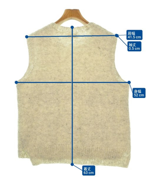 sisam（シサム）ベスト 白 サイズ:F レディース/2200676994094