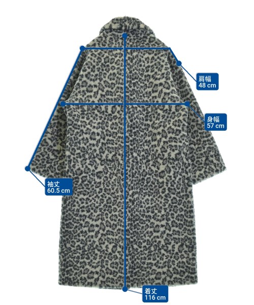 STAND STUDIO（スタンドスタジオ）チェスターコート グレー サイズ:32(F) レディース/2200650594012