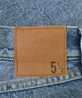 5 1/2（ファイブアンドハーフ）デニムパンツ 青 サイズ:27(M位) レディース/2200639360089