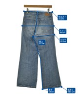 5 1/2（ファイブアンドハーフ）デニムパンツ 青 サイズ:27(M位) レディース/2200639360089