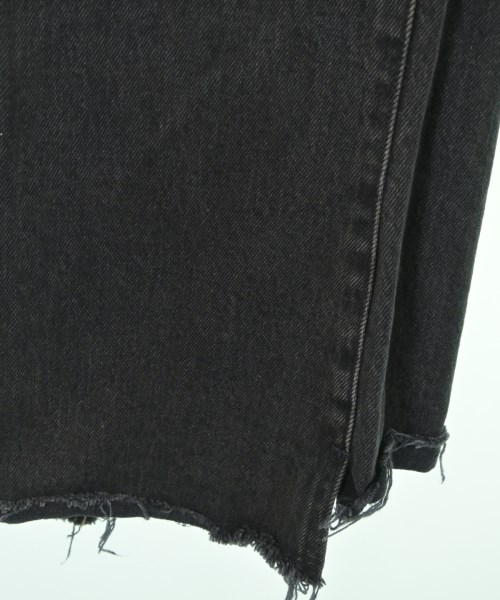 5 1/2（ファイブアンドハーフ）デニムパンツ 黒 サイズ:30(XL位) レディース/2200623367025