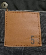 5 1/2（ファイブアンドハーフ）デニムパンツ 黒 サイズ:30(XL位) レディース/2200623367025