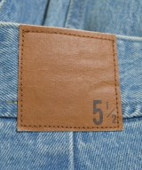 5 1/2（ファイブアンドハーフ）デニムパンツ 青 サイズ:30(XL位) レディース/2200623367032