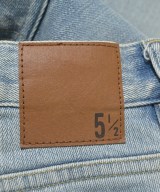 5 1/2（ファイブアンドハーフ）デニムパンツ 青 サイズ:34(XS位) レディース/2200632293032