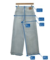 5 1/2（ファイブアンドハーフ）デニムパンツ 青 サイズ:34(XS位) レディース/2200632293032