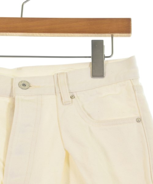 5 1/2（ファイブアンドハーフ）デニムパンツ 白 サイズ:29l(L位) レディース/2200620965057