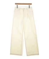 5 1/2（ファイブアンドハーフ）デニムパンツ 白 サイズ:29l(L位) レディース/2200620965057