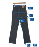 5 1/2（ファイブアンドハーフ）デニムパンツ 黒 サイズ:27(M位) レディース/2200633971014