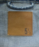 5 1/2（ファイブアンドハーフ）デニムジャケット 青 サイズ:38(M位) レディース/2200622104010