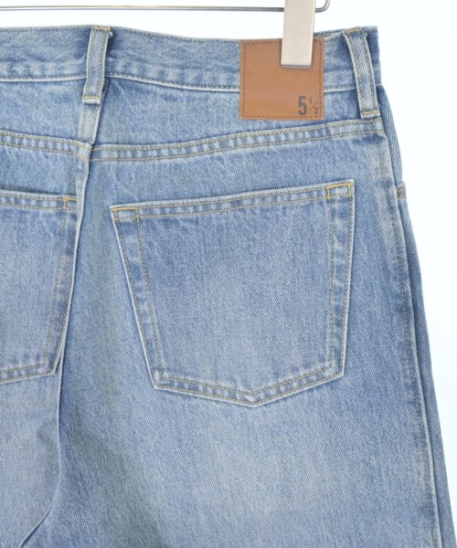 5 1/2（ファイブアンドハーフ）デニムパンツ 青 サイズ:27(M位) レディース/2200677382012