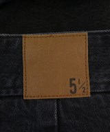 5 1/2（ファイブアンドハーフ）デニムパンツ 黒 サイズ:28(L位) レディース/2200674609013