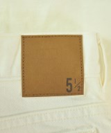 5 1/2（ファイブアンドハーフ）デニムパンツ 白 サイズ:40(M位) レディース/2200690200171