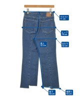 5 1/2（ファイブアンドハーフ）デニムパンツ 紺 サイズ:28(L位) レディース/2200691541075