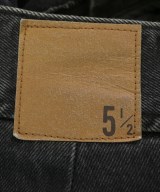 5 1/2（ファイブアンドハーフ）デニムパンツ 黒 サイズ:27(M位) レディース/2200692821039