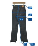 5 1/2（ファイブアンドハーフ）デニムパンツ 黒 サイズ:27(M位) レディース/2200692821039