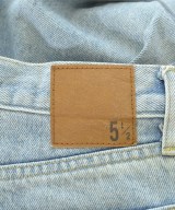 5 1/2（ファイブアンドハーフ）デニムパンツ 青 サイズ:27(M位) レディース/2200695427023