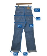 5 1/2（ファイブアンドハーフ）デニムパンツ 青 サイズ:28(L位) レディース/2200655487043