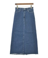 5 1/2（ファイブアンドハーフ）ロング・マキシ丈スカート 紺 サイズ:27(M位) レディース/2200648711216