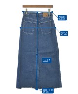 5 1/2（ファイブアンドハーフ）ロング・マキシ丈スカート 紺 サイズ:27(M位) レディース/2200648711216
