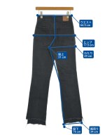 5 1/2（ファイブアンドハーフ）デニムパンツ 黒 サイズ:26(M位) レディース/2200649410149