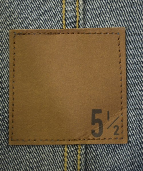 5 1/2（ファイブアンドハーフ）オールインワン/サロペット 青 サイズ:F レディース/2200653426075