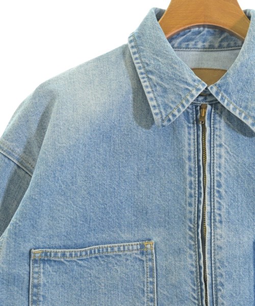 5 1/2（ファイブアンドハーフ）カジュアルシャツ 青 サイズ:F レディース/2200655259084