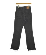 5 1/2（ファイブアンドハーフ）デニムパンツ 黒 サイズ:26(M位) レディース/2200647211076