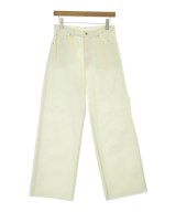 5 1/2（ファイブアンドハーフ）デニムパンツ 白 サイズ:36(S位) レディース/2200703184177