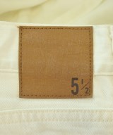 5 1/2（ファイブアンドハーフ）デニムパンツ 白 サイズ:36(S位) レディース/2200703184177