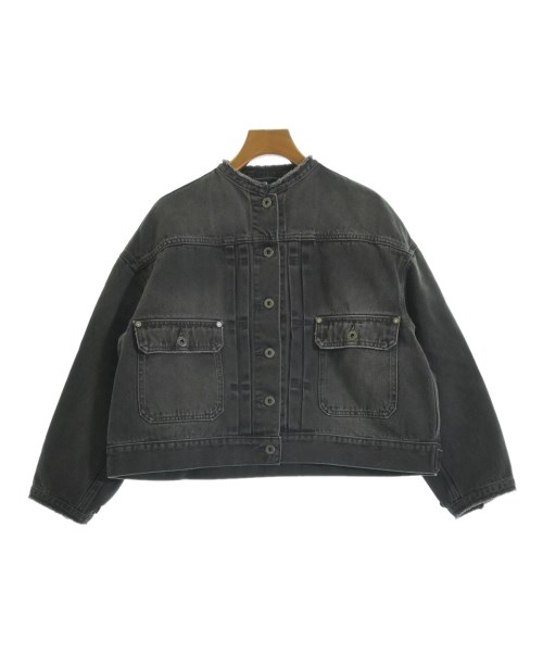 5 1/2(ファイブアンドハーフ)デニムジャケット 黒 サイズ:36(S位)/2200661559031