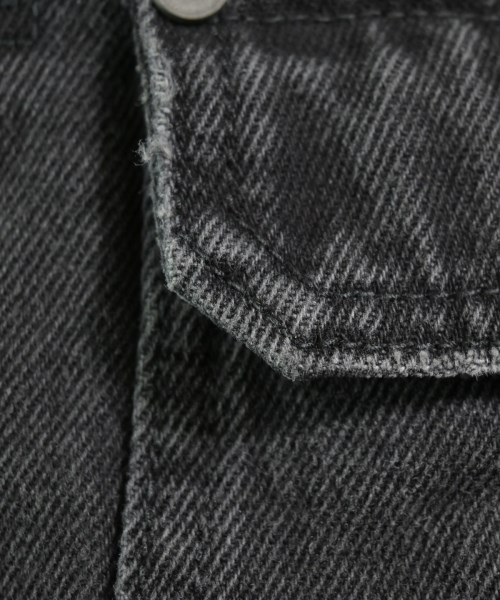 5 1/2（ファイブアンドハーフ）デニムジャケット 黒 サイズ:36(S位) レディース/2200661559031