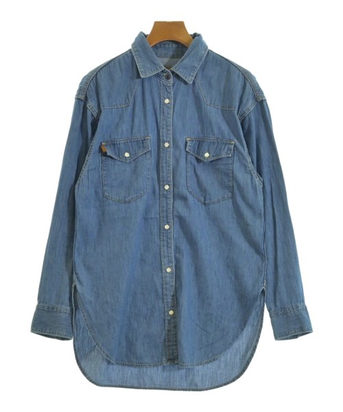 5 1/2(ファイブアンドハーフ)カジュアルシャツ 青 サイズ:F/2200671674090