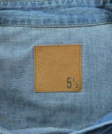 5 1/2（ファイブアンドハーフ）カジュアルシャツ 青 サイズ:F レディース/2200671674090