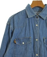 5 1/2（ファイブアンドハーフ）カジュアルシャツ 青 サイズ:F レディース/2200671674090