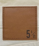5 1/2（ファイブアンドハーフ）デニムパンツ 白 サイズ:27(M位) レディース/2200677655079