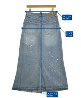 5 1/2（ファイブアンドハーフ）ロング・マキシ丈スカート 青 サイズ:28(L位) レディース/2200683228120