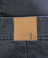 5 1/2（ファイブアンドハーフ）デニムパンツ 黒 サイズ:26(M位) レディース/2200680001252