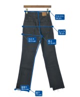 5 1/2（ファイブアンドハーフ）デニムパンツ 黒 サイズ:26(M位) レディース/2200680001252