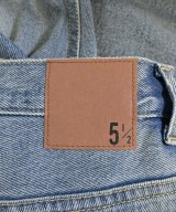 5 1/2（ファイブアンドハーフ）デニムパンツ 青 サイズ:27(M位) レディース/2200693324096
