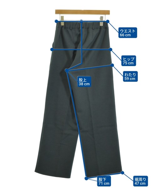 RANDEBOO（ランデブー）スラックス 緑 サイズ:-(S位) レディース/2200651429016