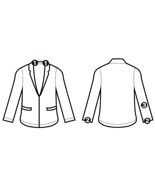 Trebarrabi（トレバラッビ）カジュアルジャケット 青 サイズ:L レディース/2200639014012