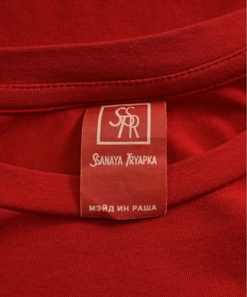 SSANAYA TRYAPKA（サナヤトラヤプカ）Tシャツ・カットソー 赤 サイズ:-(L位) メンズ/2200463997109