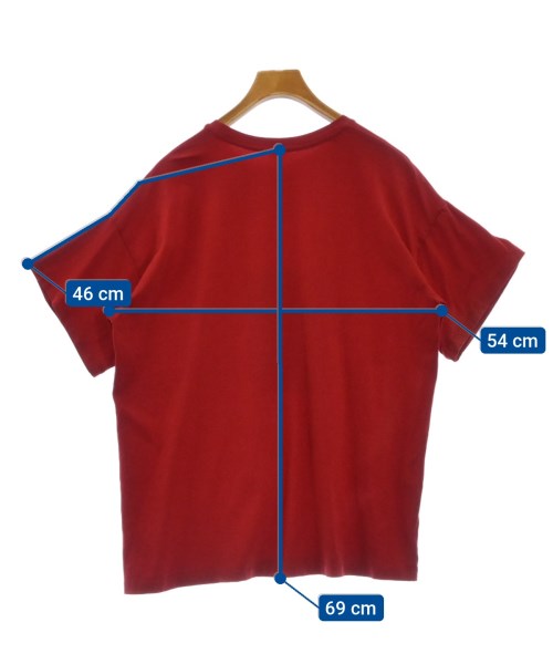 SSANAYA TRYAPKA（サナヤトラヤプカ）Tシャツ・カットソー 赤 サイズ:-(L位) メンズ/2200463997109