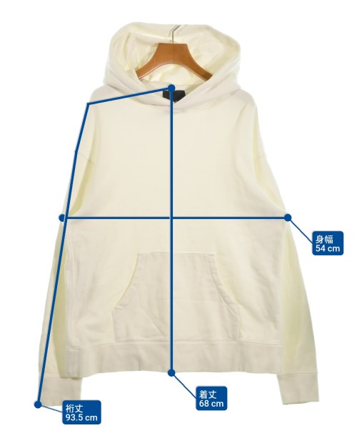 N.O.R.C by the line（ノークバイザライン）パーカー 白 サイズ:3(L位) レディース/2200672059025