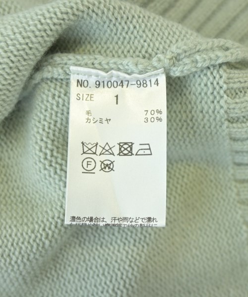 N.O.R.C by the line（ノークバイザライン）ニット・セーター 緑 サイズ:1(S位) レディース/2200704221055