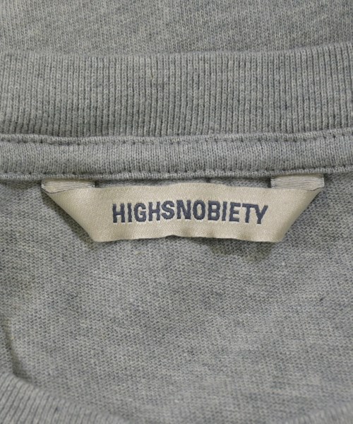 HIGHSNOBIETY（ハイスノバイエティ）Tシャツ・カットソー グレー サイズ:L メンズ/2200610460173