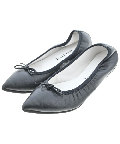 kurun TOKYO(クルン トウキョウ)バレエシューズ/オペラシューズ 黒 サイズ:24cm/2200644273077